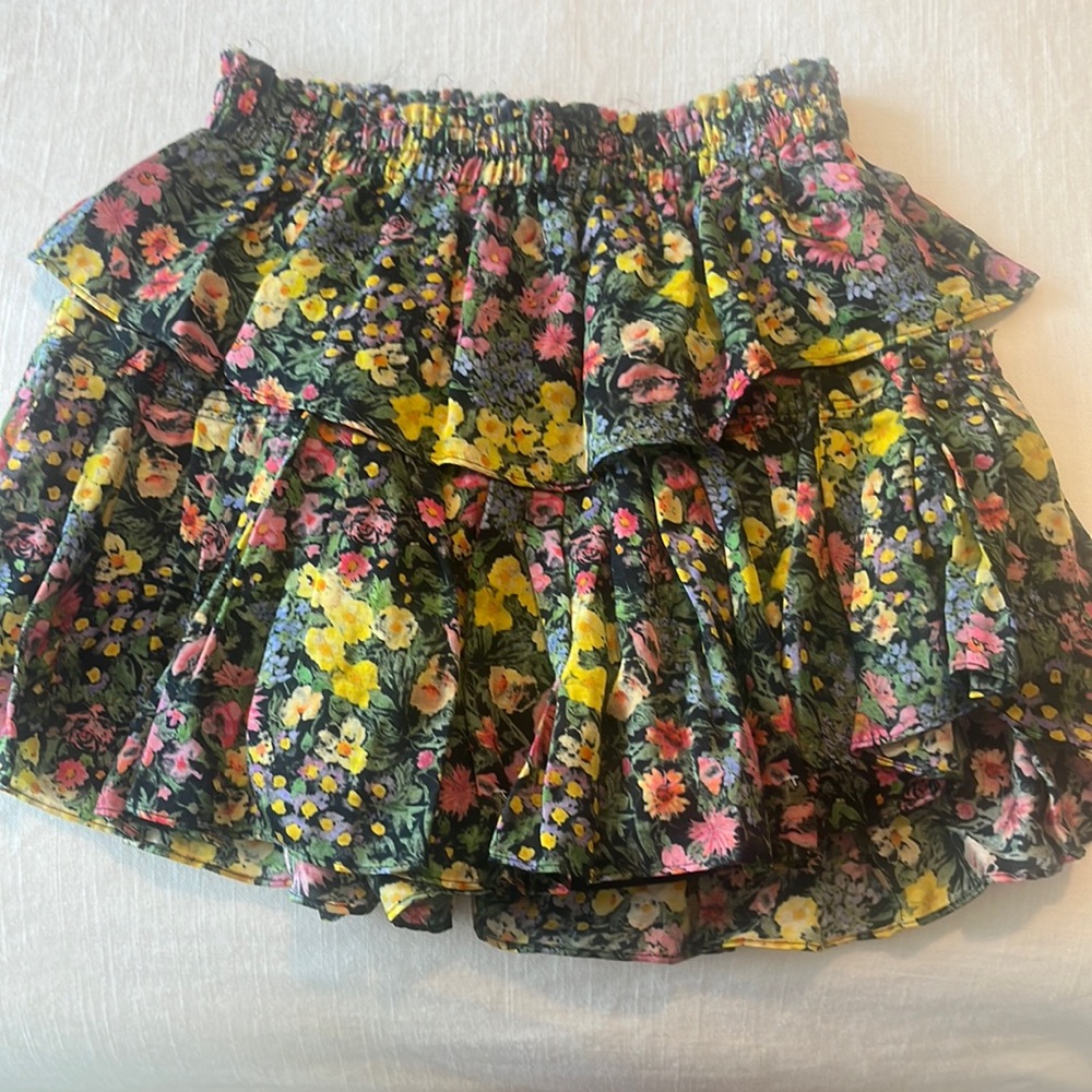LoveShackFancy mini skirt